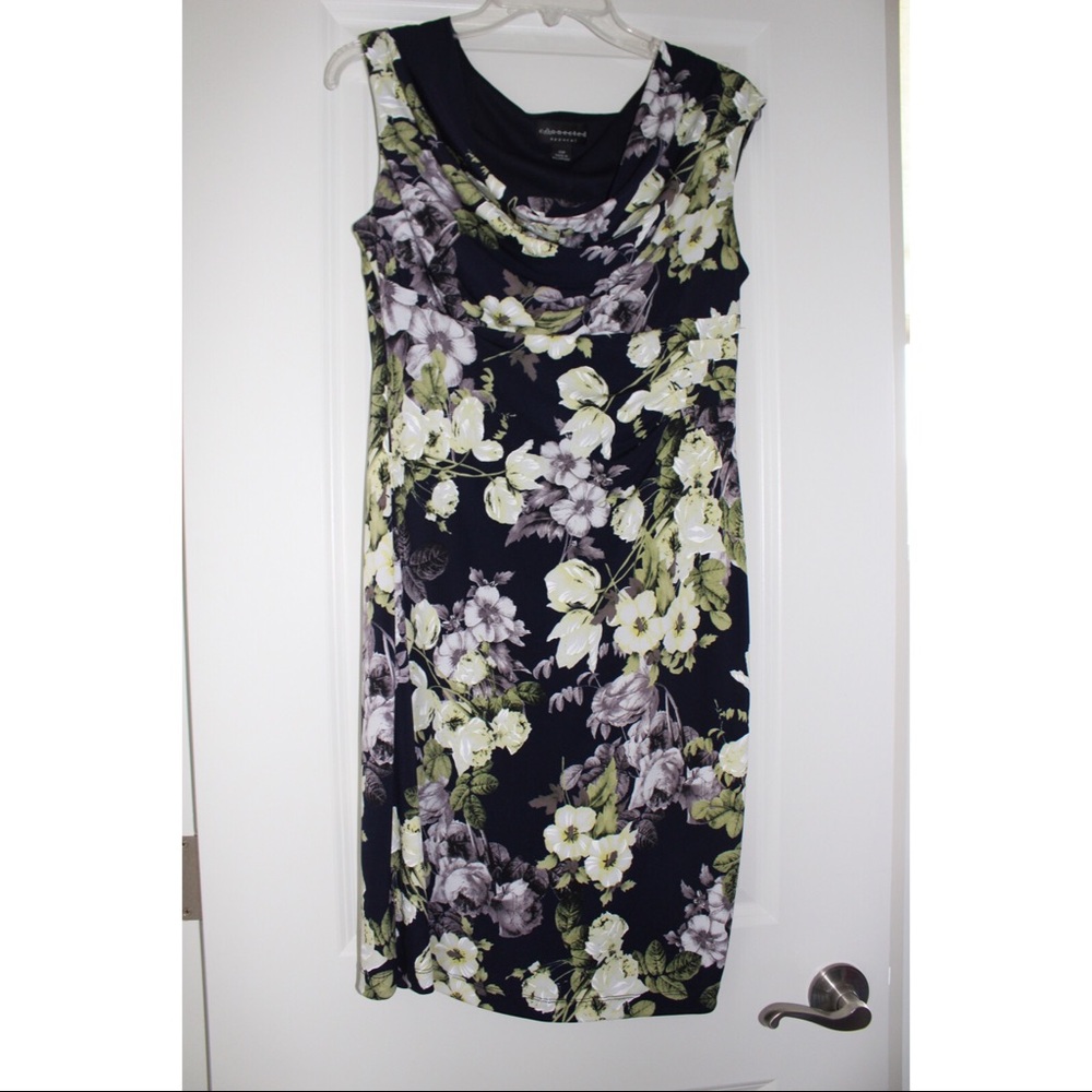 Business casual floral dress